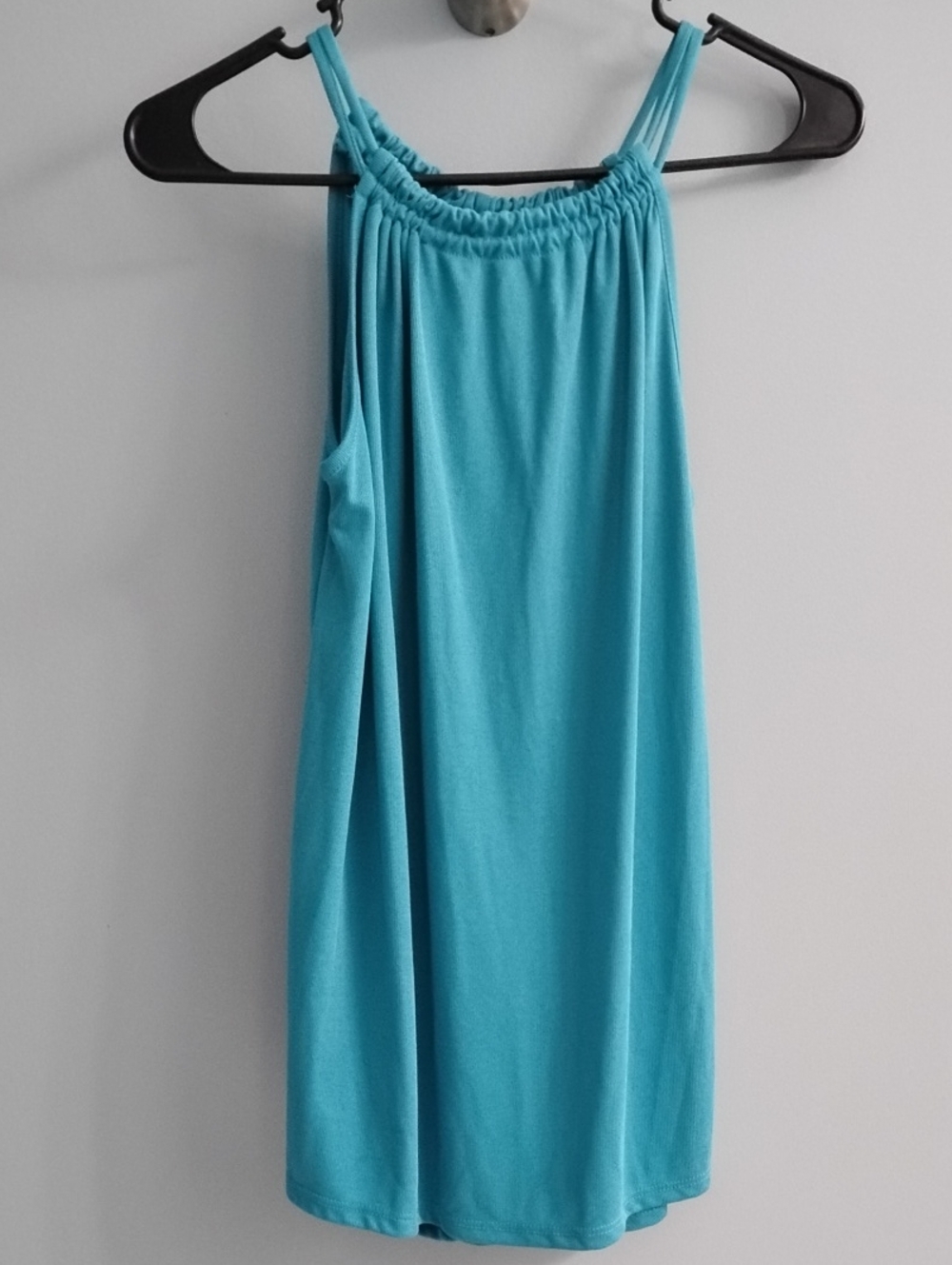 Green Envelope Turquoise Ribbed Knit Tank Top Size XS